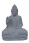 Preview: Buddha sitzend, Flussstein, handgearbeitet, 75 cm hoch