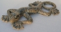 Preview: Keramik Gecko - Hellgrau mit weißen Effekten