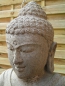 Preview: Buddha sitzend, Flussstein, handgearbeitet, 100 cm hoch