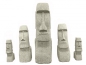 Preview: Moai Kopf, Basanit handgeschlagen, natur