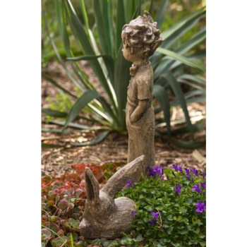 Der kleine Prinz und Fuchs aus Kunststein