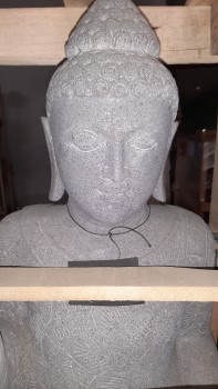 Stehender Buddha mit floralem Muster 150cm - STB1