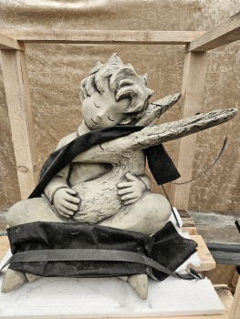 Preview: Der Kleine Prinz mit Fuchs © de Saint-Exupéry