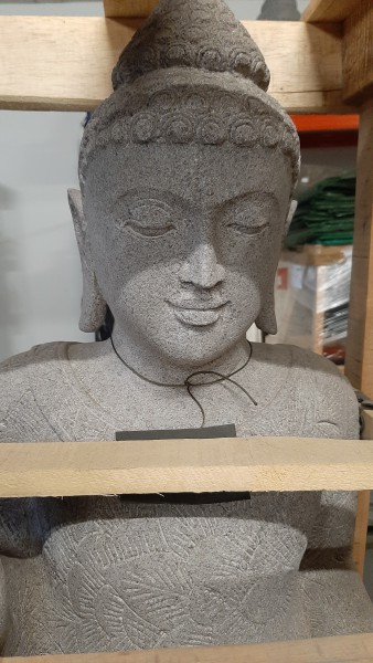 Stehender Buddha mit floralem Muster 150cm - STB1
