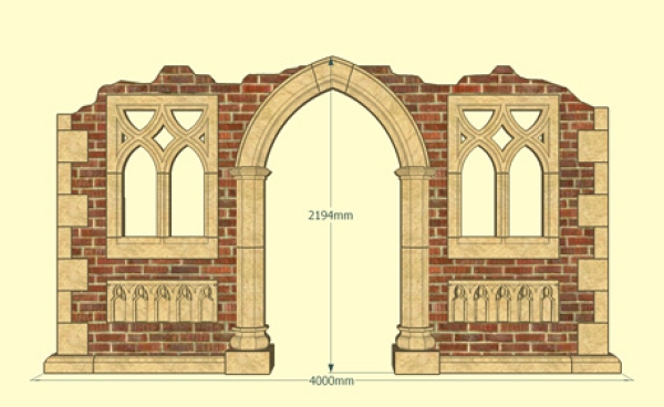 FACADE RUIN - Ruinenfassade