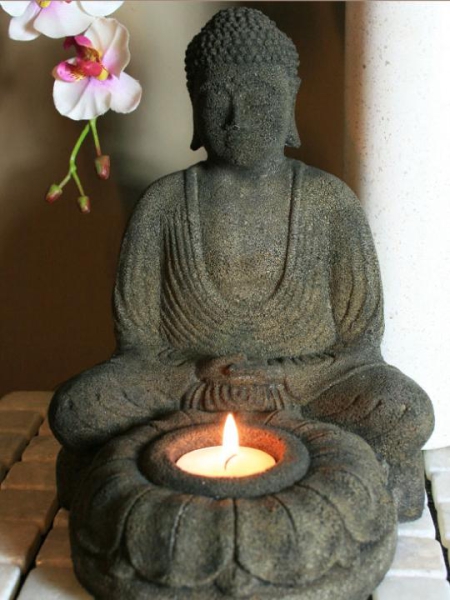 Buddha Teelichthalter