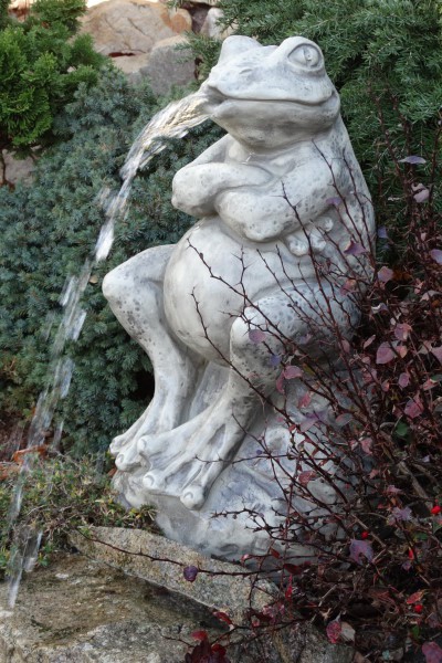 Top Collection Garten-Frosch-Figur Auf Blumentopf (14 X 16,5 Cm) - Aus Kunstharz, Handbemalt - Für Sukkulenten, Mini-Pflanzen Oder Als Deko
