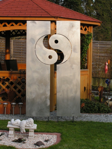 Sichtschutz Yin Yang